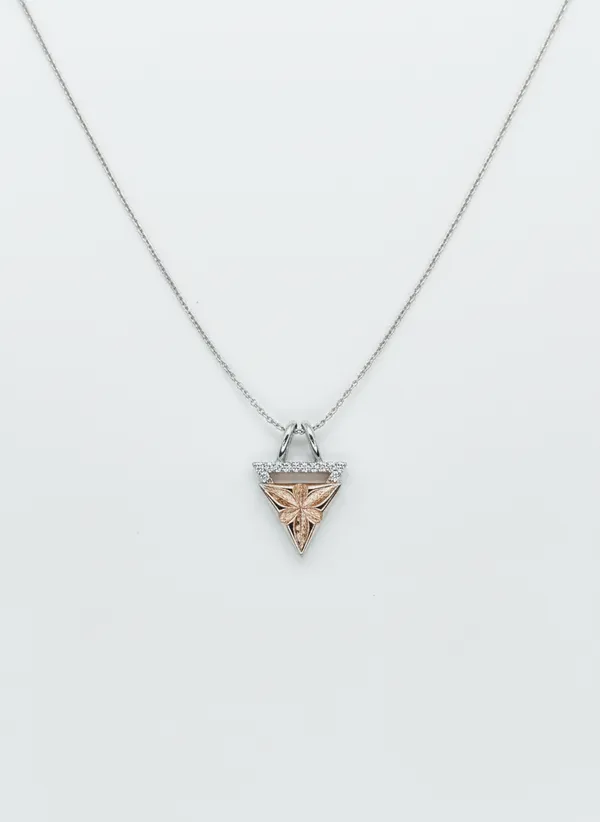 Elegant_Triangular_Rose_Gold_Jewelry_Set_Pendant_Necklace_Stud_Earrings_925_Sterling_Silver